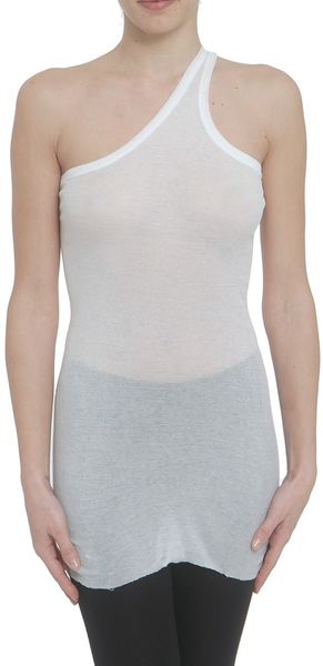 Rick Owens One Shoulder Top - Lyst