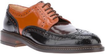 Robert Clergerie Laceup Brogue - Lyst