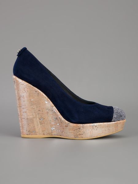 stuart weitzman cork pumps