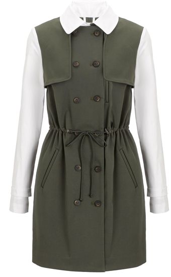 Thakoon Addition Khaki Drawstring Trench - Lyst
