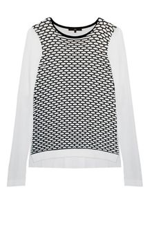 Tibi Sporty Mesh Easy Sweater - Lyst
