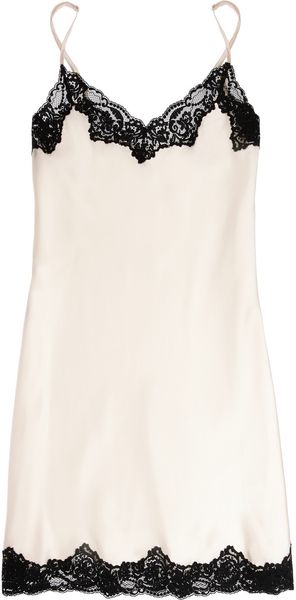 Stella McCartney Ruby Snoozing Stretch Silk and Lace Chemise - Lyst