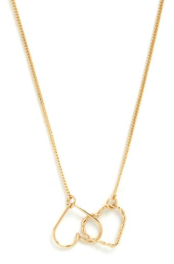 ModCloth I Link Its Love Necklace - Lyst