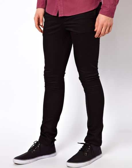 super skinny chino pants men's