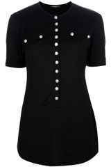 Balmain Military Button Tshirt