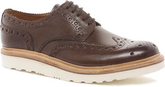 Grenson Archie Vibram Sole Brogue Shoes - Lyst
