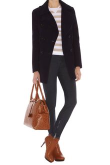 Karen Millen Sporty Stripe Knit Sweater - Lyst