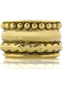 Kenneth Jay Lane 22karat Goldplated Cuff - Lyst