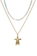 Asos Double Pack Penguin Necklaces