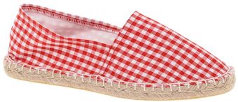 Asos Gingham Espadrilles - Lyst