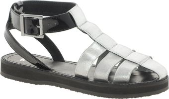 Asos Asos Fun Gladiator Flat Sandals - Lyst