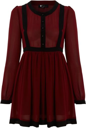 Cutie Full Sleeve Chiffon Dress - Lyst