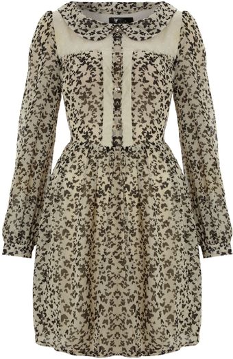 Cutie Butterfly Print Dress - Lyst