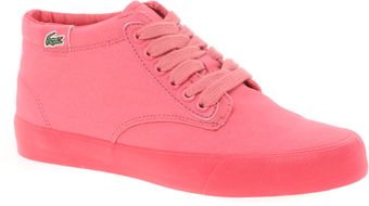 Lacoste Lacoste Live Barbados Mid Pink Trainers - Lyst