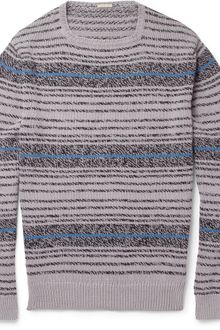 Massimo Alba Striped Cotton Sweater - Lyst