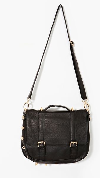 Nasty Gal Empire Spike Satchel - Lyst