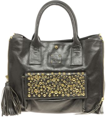 Sara Berman Studded Leather Melody Tote Bag - Lyst