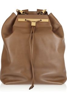 The Row Leather Backpack - Lyst