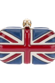 Alexander McQueen Britannia Skull Box Clutch - Lyst