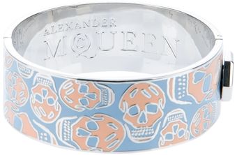 Alexander McQueen Skull Bangle - Lyst