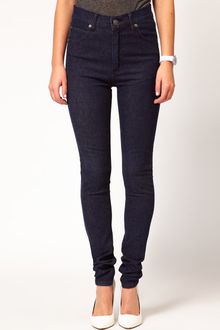 Cheap Monday High Waist Skinny Jeans - Lyst