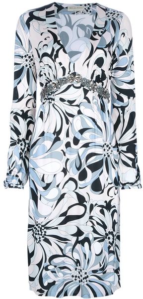 Emilio Pucci Printed Dress - Lyst