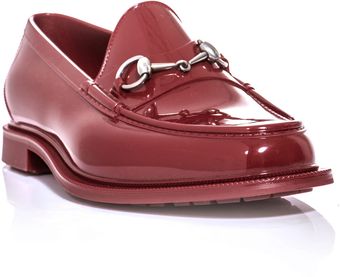 Gucci Rubber Loafers - Lyst