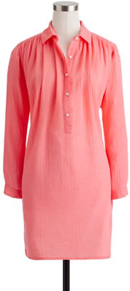 J.Crew Whisper Gauze Beach Tunic - Lyst