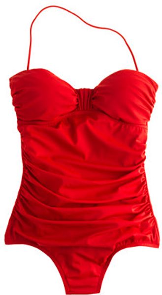 J.Crew Padded Knot Bandeau Tank - Lyst