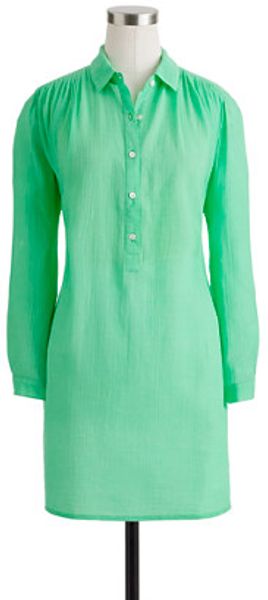 J.Crew Whisper Gauze Beach Tunic - Lyst