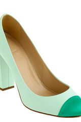 J.Crew Etta Satin Cap Toe Pumps
