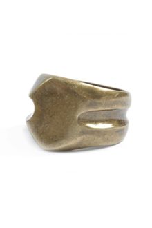 Maison Martin Margiela Mens Casting Old Natural Brass Ring - Lyst