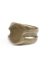 Maison Martin Margiela Mens Casting Old Natural Brass Ring