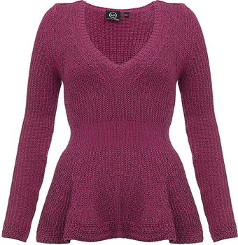 McQ by Alexander McQueen Peplum Jumper - Lyst