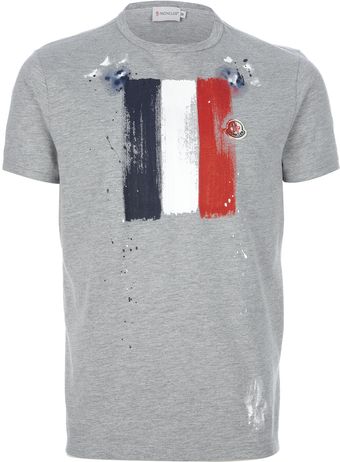 Moncler Hand Painted T-shirt - Lyst