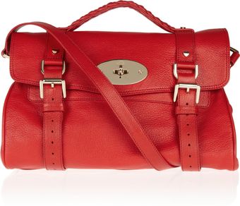 Mulberry Textured Leather Satchel - Lyst