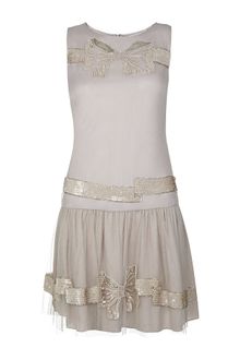 RED Valentino Sequin Bow Dress - Lyst