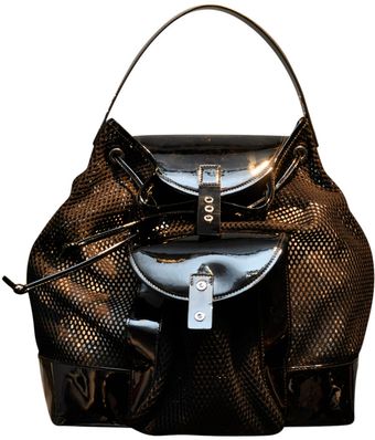 Versus  Backpack in Leather and Cotton - Lyst