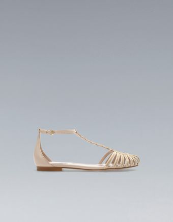Zara Chain Sandal - Lyst