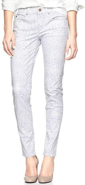 Gap Printed Legging Skimmer Jeans - Lyst