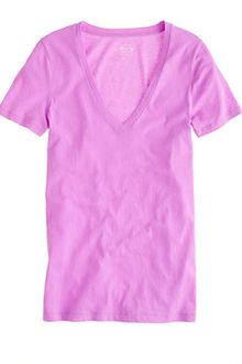 J.Crew V-Neck Classic Tee - Lyst