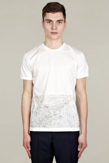 Jil Sander  Printed Cotton T-Shirt - Lyst