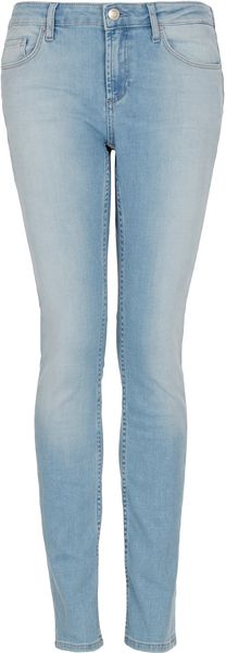 Moto Moto Bleach Baxter Skinny Jeans - Lyst