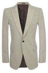 Alexander McQueen Stone Embroidered Collar Jacket