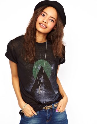 ASOS Collection Asos Tshirt with Space Photographic Print - Lyst