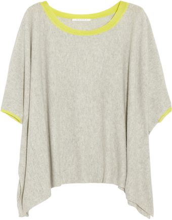 Duffy Neon Trimmed Draped Cashmere Sweater - Lyst