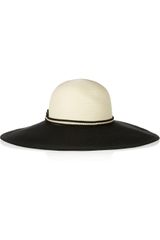 Eugenia Kim Bunny Embellished Toyo and Cottonblend Sunhat