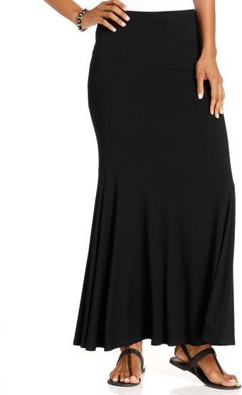 Karen Kane Flared Maxi Skirt - Lyst