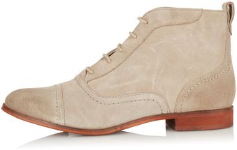 Topshop Marmaris Lace Up Ankle Boots - Lyst