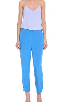 Tibi Silk Pleated Pant - Lyst